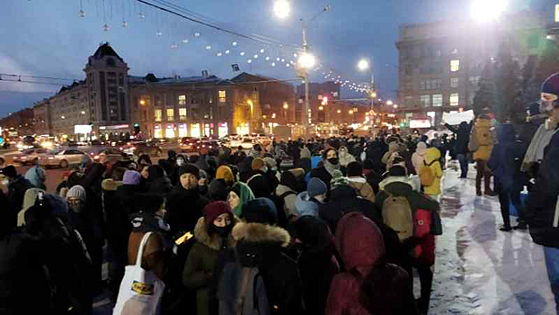 Новосибирец арестован на восемь суток за участие в антивоенном митинге