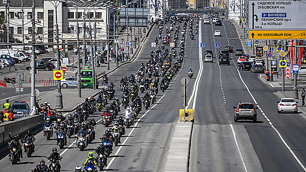 Мотоциклисты перекроют Москву 5 мая