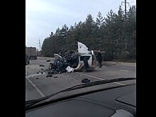 Последствия смертельного ДТП в Липецкой области попали на видео