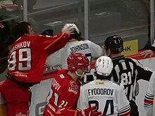 Джонсон подрался с Шашковым в матче «Металлурга» и «Автомобилиста»