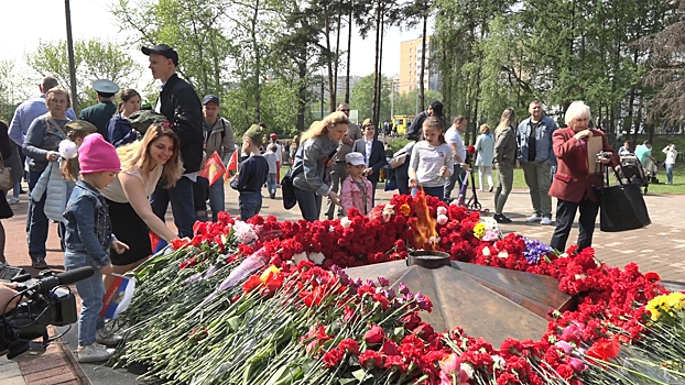 Сотни жителей Одинцова почтили память погибших солдат в Великой Отечественной войне