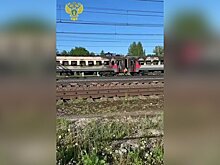 Транспортная прокуратура показала последствия возгорания электрички в Подмосковье