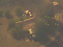 Дрон снял удар "Искандера" по аэродрому Як-52 ВСУ в Днепропетровске