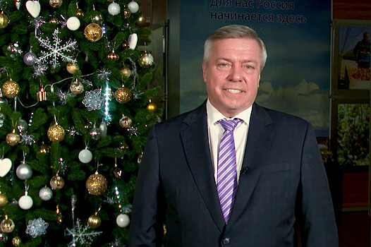 Василий Голубев поздравил жителей Ростовской области с Новым годом