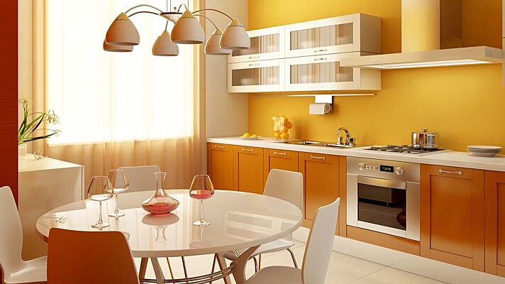 Какой цвет обоев выбрать для кухни: фото популярных дизайнерских решений