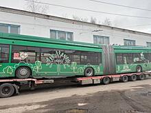 На улицы Курска вышел тестовый троллейбус Горожанин гармошка