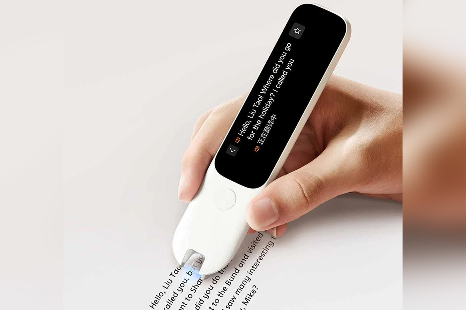 Xiaomi показала ручку-словарь со встроенным экраном и 32 ГБ памяти