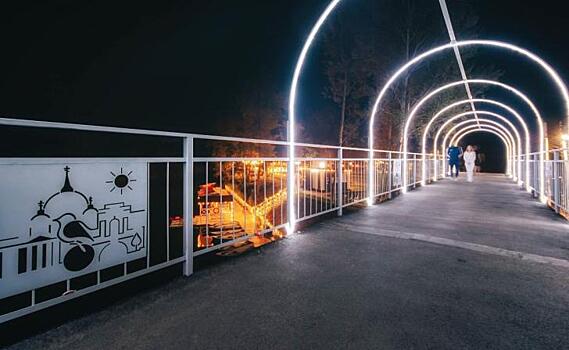 В Курске завершился ремонт моста в парке Боева дача
