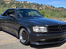В Сети продаётся уникальный Mercedes-Benz 560SEC AMG Widebody