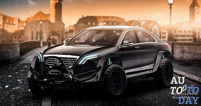 Mercedes-Benz S-Class в стилистике Brabus выглядит удивительно