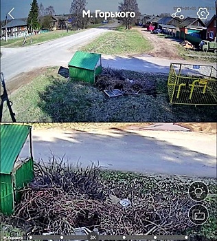 На нескольких контейнерных площадках в Селтах установили видеокамеры