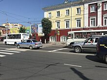 В Орле полицейские помогли отбуксировать задымившийся автомобиль