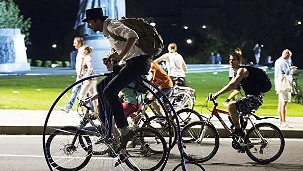В Москве стартовала акция "На работу на велосипеде"