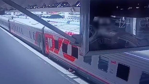 Поезд зацепил и протащил упавшего на ж/д пути пассажира в Петербурге