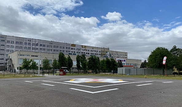 В Красноармейском районе Волгограда построили площадку для санавиации