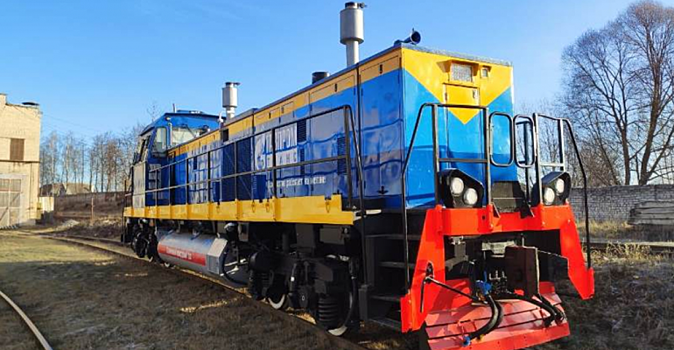 В России начались испытания тепловоза на газомоторном топливе