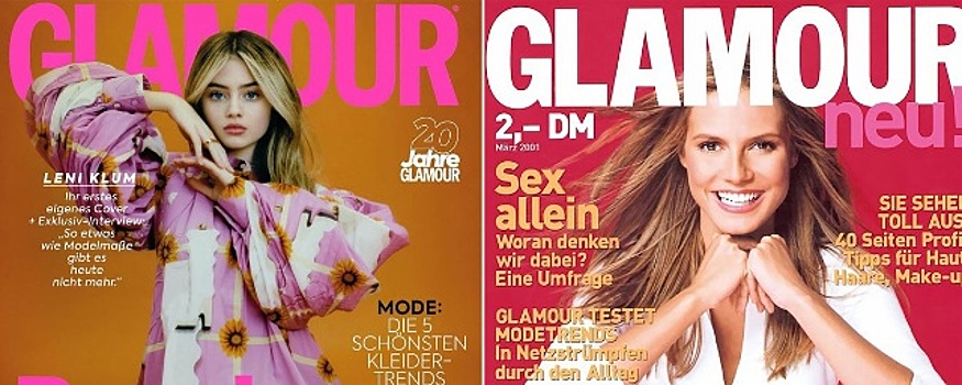 Дочь Хайди Клум появилась на обложке Glamour спустя 20 лет после матери