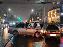 В ДТП на Первомайском проспекте в Рязани пострадал водитель иномарки