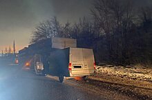 В ДТП с «КамАЗом» на Ново-Астраханском шоссе покалечился водитель фургона «Ford»