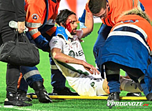 Суботич получил серьёзную травму головы во время матча и был госпитализирован
