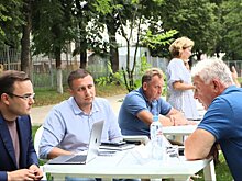 В сквере имени Леонова в Зарайске состоялась «выездная администрация»