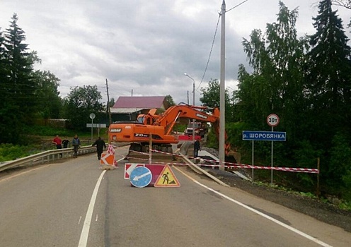 Размытую дорогу в Ильинском районе отремонтируют за 2–3 дня