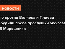 Дело против Волчека и Плиева возбудили после прослушки экс-главы АСВ Мирошника
