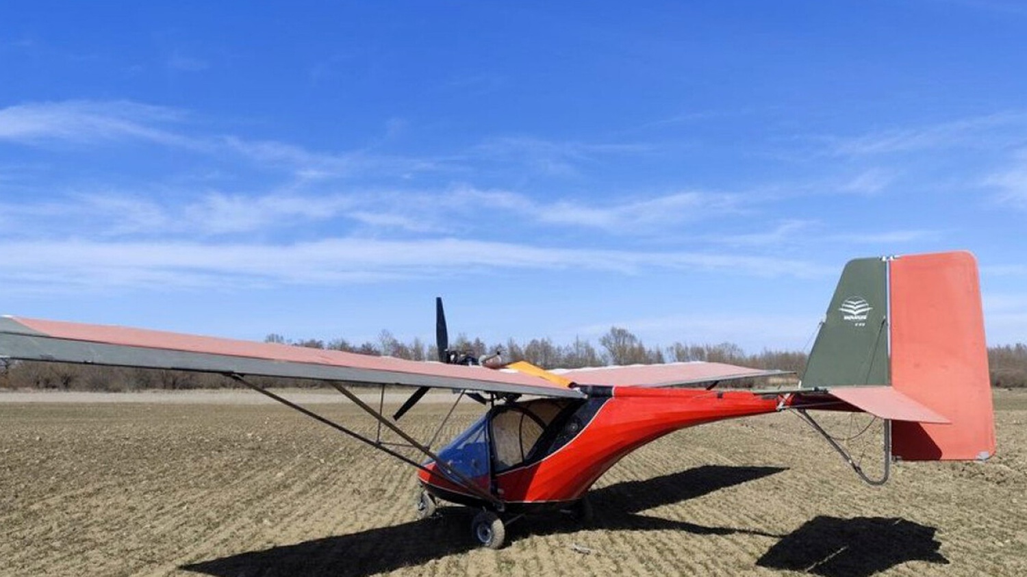 Украинец&nbsp; прилетел в Румынию на мотодельтаплане