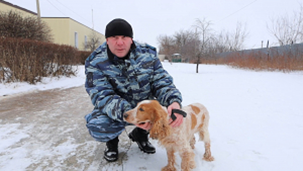 Тамбовский кинолог и его служебная собака установили местонахождение двух тайников с 10 кг синтетического наркотика