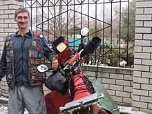 В Волгоград приехал знаменитый байкер из Екатеринбурга