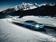 2025 BMW M5 покоряет зиму