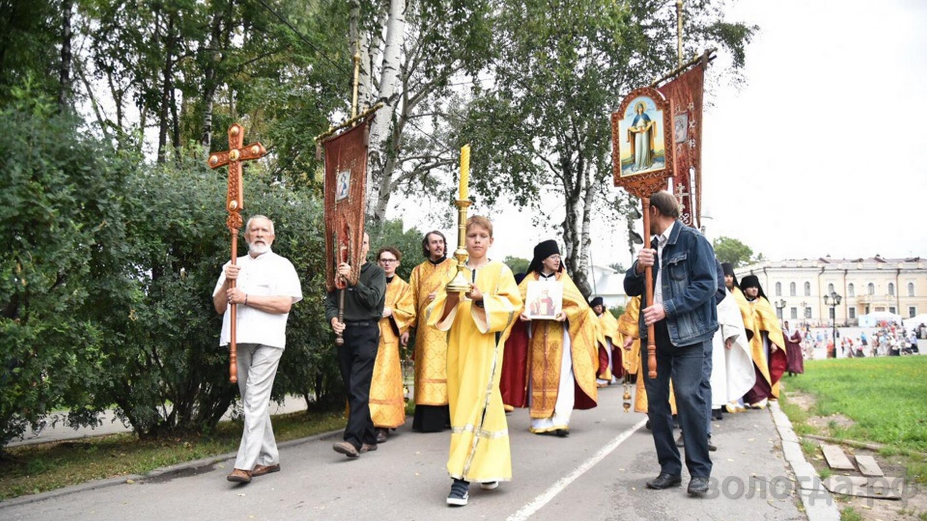 Крестный ход в памяти святых пройдет в Вологде (6+)