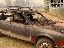 На Амуре ребенок жег траву и случайно спалил машину с сараем