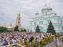 Праздничная божественная литургия прошла в Серафимо-Дивеевском монастыре