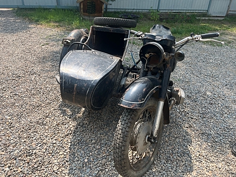 Житель Смоленки передал на СВО мотоцикл своего отца - фронтовика