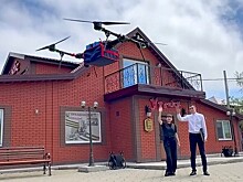 В Сахалинской области беспилотник впервые выступил доставщиком еды