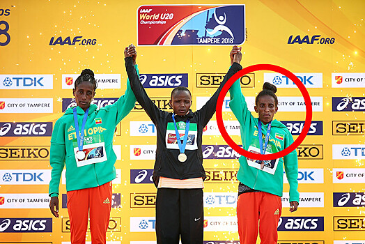 Лёгкая атлетика. 16-летняя бегунья из Эфиопии выглядит старше своих лет