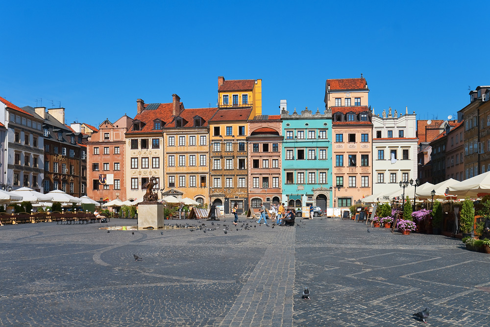 Рыночная площадь Старого города, Варшава, Польша, Европа