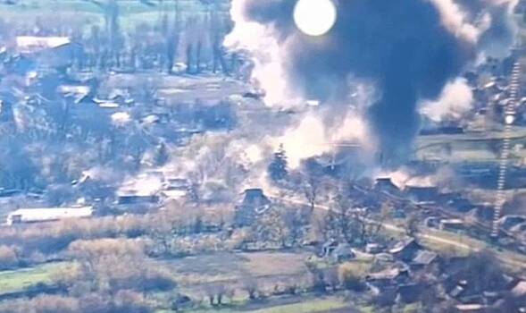 Опубликовано видео ударов по ВСУ авиабомбами с новым модулем «Комета»