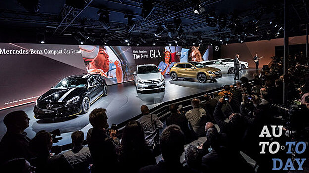 Детройтский автосалон: Mercedes показал новый четырехдверный седан и компактный кроссовер