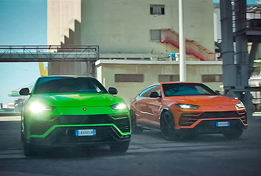 Lamborghini Urus снялись в короткометражке с погоней