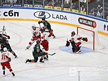 "Ак Барс" проиграл "Автомобилисту" в домашнем матче КХЛ со счетом 3:6