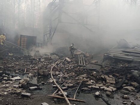 На заводе под Рязанью произошёл мощный взрыв