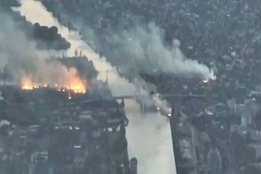 По мосту в Херсоне нанесли еще несколько ударов