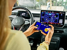 Volkswagen разрешил водителям и пассажирам играть в игры через медиасистему