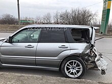 Внедорожник разбил несколько машин и уехал