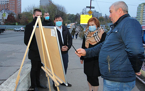 Сорокина осмотрела ремонт двух улиц в Рязани
