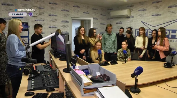 Студенты познакомились с работой Самарского областного вещательного агентства