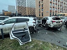 Появилось видео с места убийства генерал-лейтенанта Сарварова в Москве