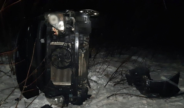 В Воронежской области в кювет опрокинулся рейсовый микроавтобус с 7 пассажирами: есть пострадавшие